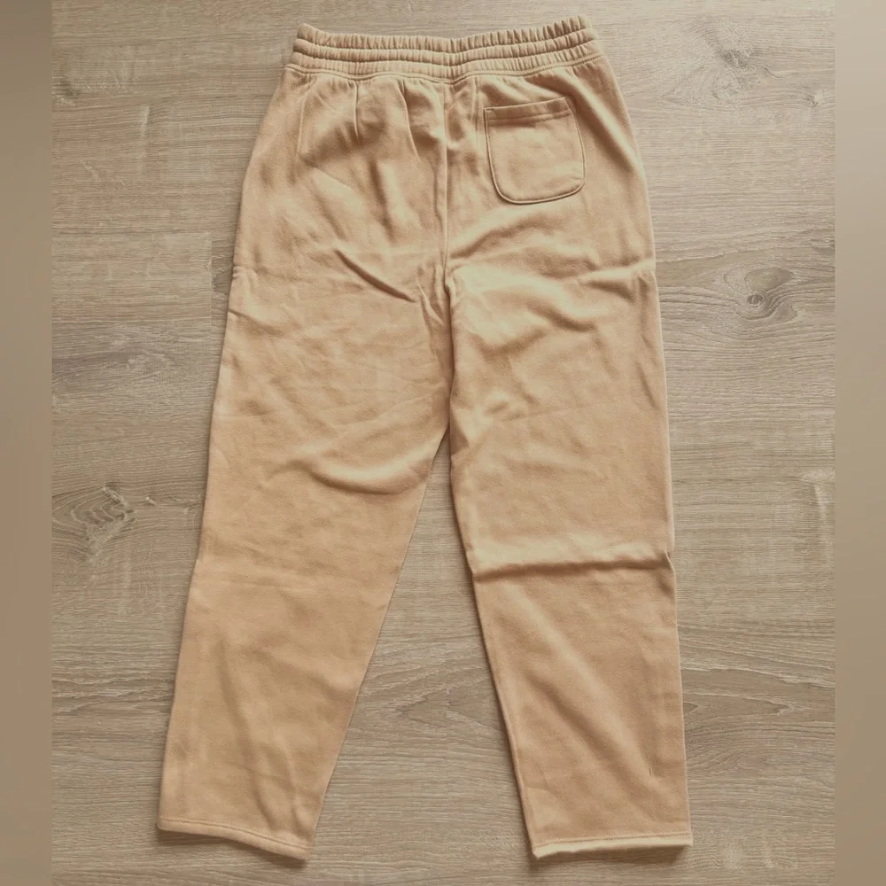 Wonder Nation Boys Sz L (10/12) Tan Athletic Sweatpants Tapered Bottoms NWT
